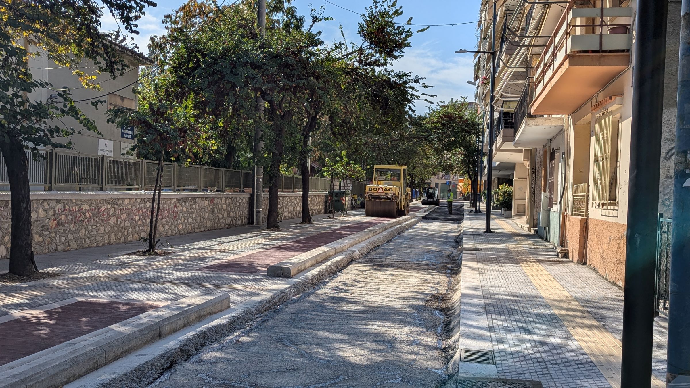 Λάρισα: Έργα σε νέο τμήμα της οδού Αιόλου - Σε ισχύ κυκλοφοριακές ρυθμίσεις Λάρισα: Έργα σε νέο τμήμα της οδού Αιόλου - Σε ισχύ κυκλοφοριακές ρυθμίσεις