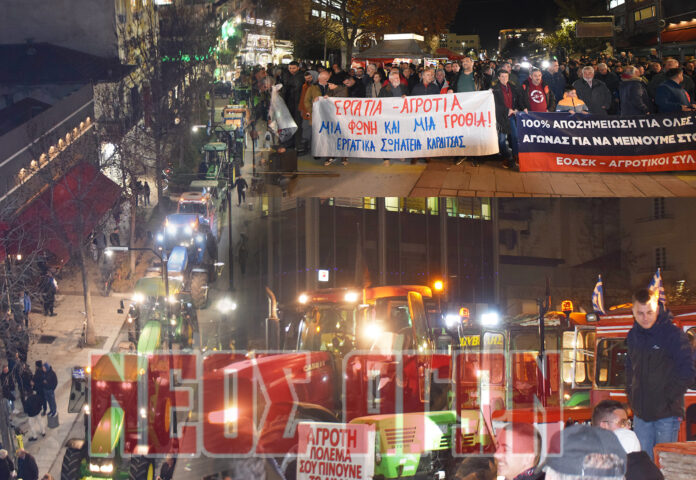 Η καρδιά του μπλόκου του Ε-65 χτύπησε στο κέντρο της Καρδίτσας (φωτο - βίντεο) Η καρδιά του μπλόκου του Ε-65 χτύπησε στο κέντρο της Καρδίτσας (φωτο - βίντεο)
