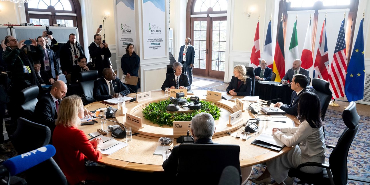 Ενωμένη η G7 απειλεί τη Ρωσία με κυρώσεις, εάν δεν αποδεχθεί την εκεχειρία στην Ουκρανία Ενωμένη η G7 απειλεί τη Ρωσία με κυρώσεις, εάν δεν αποδεχθεί την εκεχειρία στην Ουκρανία