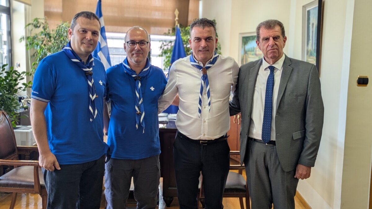 Στον δήμαρχο Λαρισαίων Θ. Μαμάκο οι πρόσκοποι – Τι συζήτησαν Στον δήμαρχο Λαρισαίων Θ. Μαμάκο οι πρόσκοποι – Τι συζήτησαν