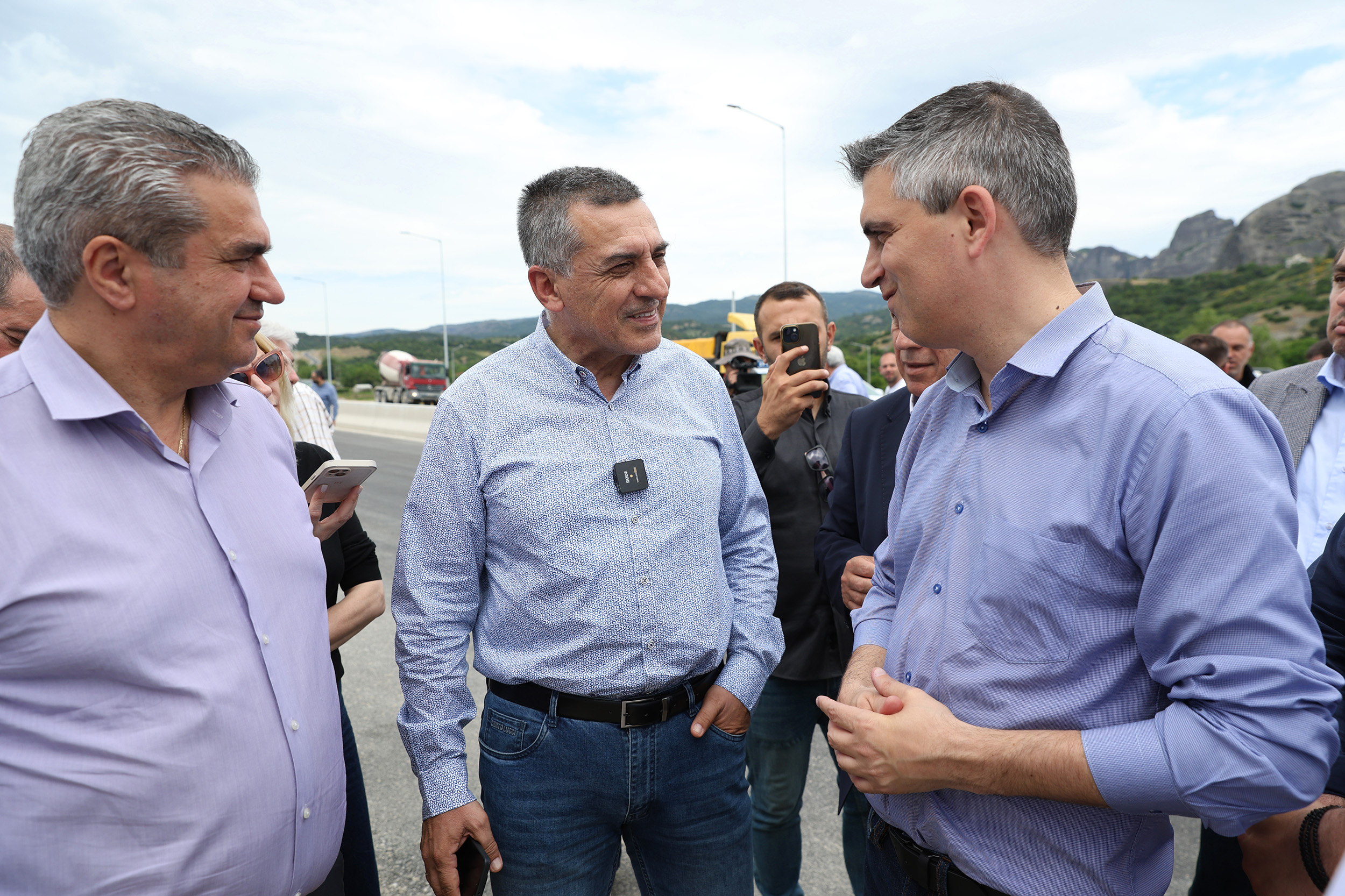 Ικανοποίηση για την πρόοδο των εργασιών στο βόρειο τμήμα του Ε65 Ικανοποίηση για την πρόοδο των εργασιών στο βόρειο τμήμα του Ε65