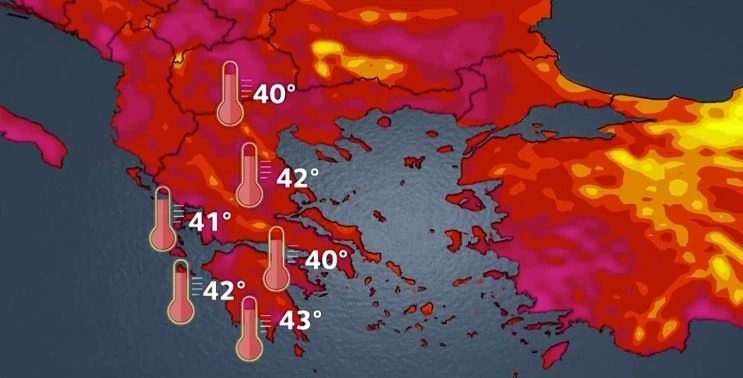 Έρχονται 43άρια στη Θεσσαλία- Ισχυρή προειδοποίηση Μαρουσάκη για επικίνδυνες συνθήκες