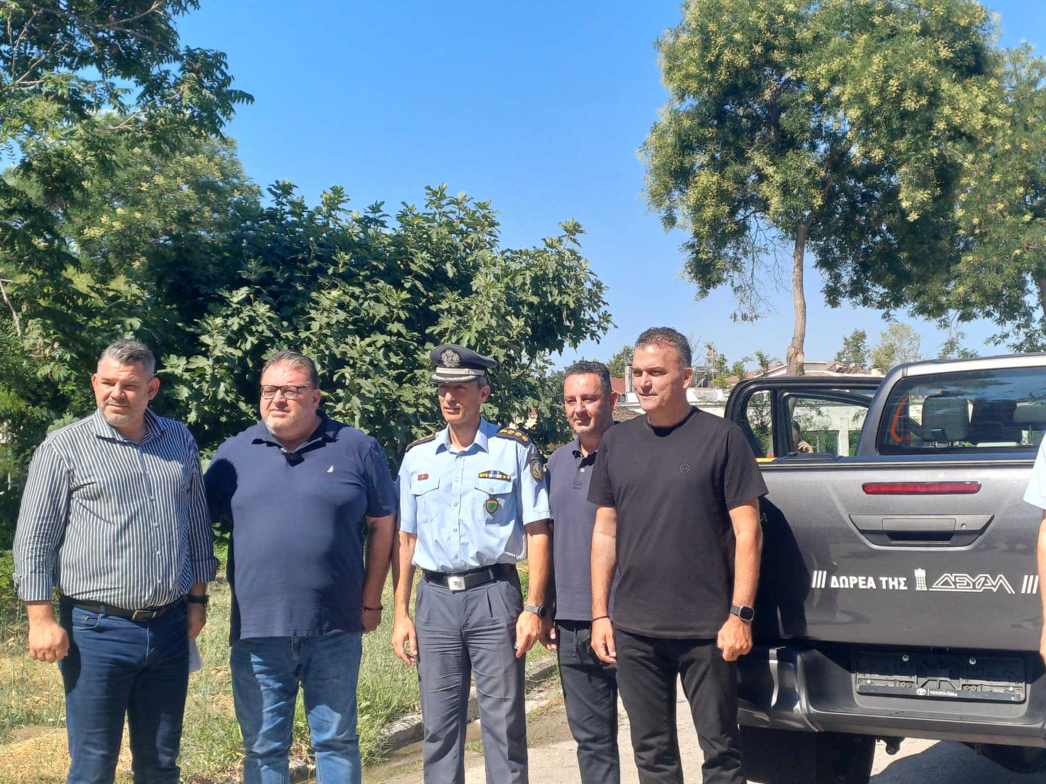 Παραδόθηκε στην ΕΛ.ΑΣ. από το την ΔΕΥΑΛ νέο όχημα για την ενίσχυση της ΟΠΚΕ (ΦΩΤΟ) Παραδόθηκε στην ΕΛ.ΑΣ. από το την ΔΕΥΑΛ νέο όχημα για την ενίσχυση της ΟΠΚΕ (ΦΩΤΟ)