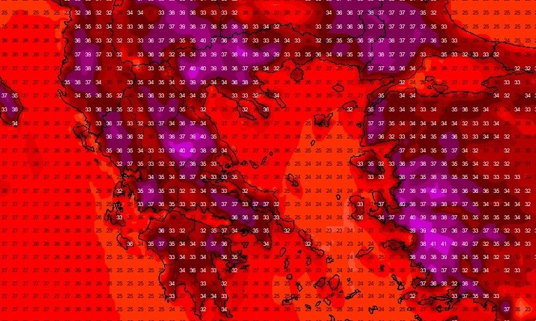 Ερχεται παρατεταμένο κύμα καύσωνα με θερμοκρασίες άνω των 40 βαθμών-Για τροπικές νύχτες μιλούν οι μετεωρολόγοι Ερχεται παρατεταμένο κύμα καύσωνα με θερμοκρασίες άνω των 40 βαθμών-Για τροπικές νύχτες μιλούν οι μετεωρολόγοι