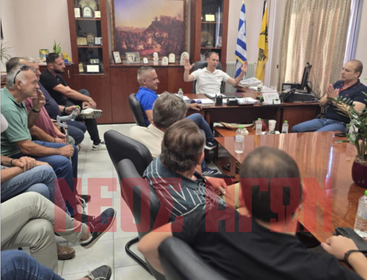 Κρίσιμη σύσκεψη σε δραματικούς τόνους για την άρδευση στο Δημαρχείο Παλαμά (ΦΩΤΟ)