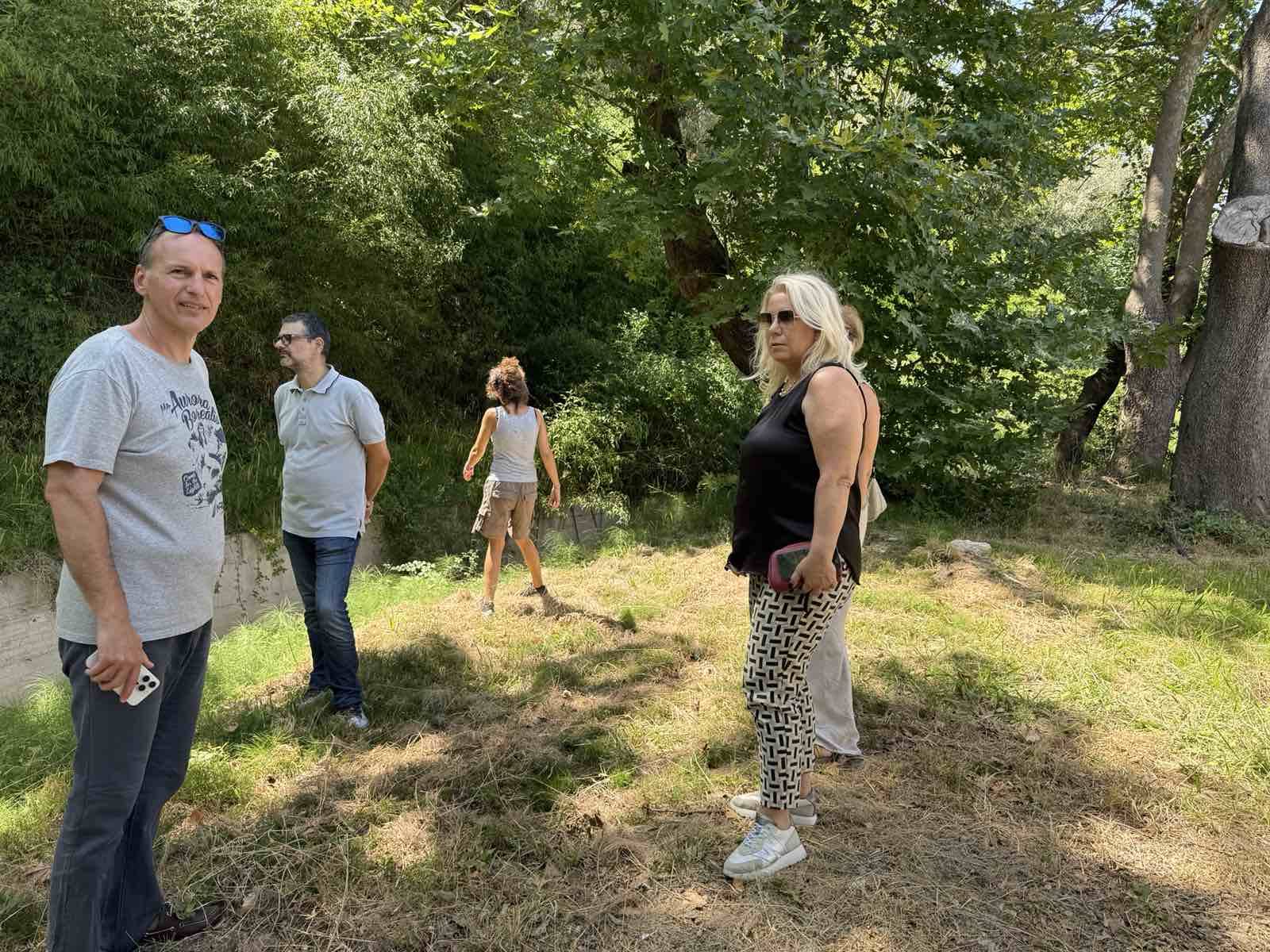Στη Σκιάθο η Άννα Μαρία Παπαδημήτριου – Αυτοψία στα υπό κατασκευή αντιπλημμυρικά έργα [εικόνες]