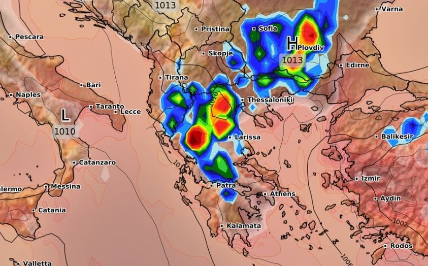 Σε Θεσσαλία η πρόβλεψη για ισχυρές καταιγίδες και χαλάζι – Συστάσεις της Πολιτικής Προστασίας Σε Θεσσαλία η πρόβλεψη για ισχυρές καταιγίδες και χαλάζι – Συστάσεις της Πολιτικής Προστασίας