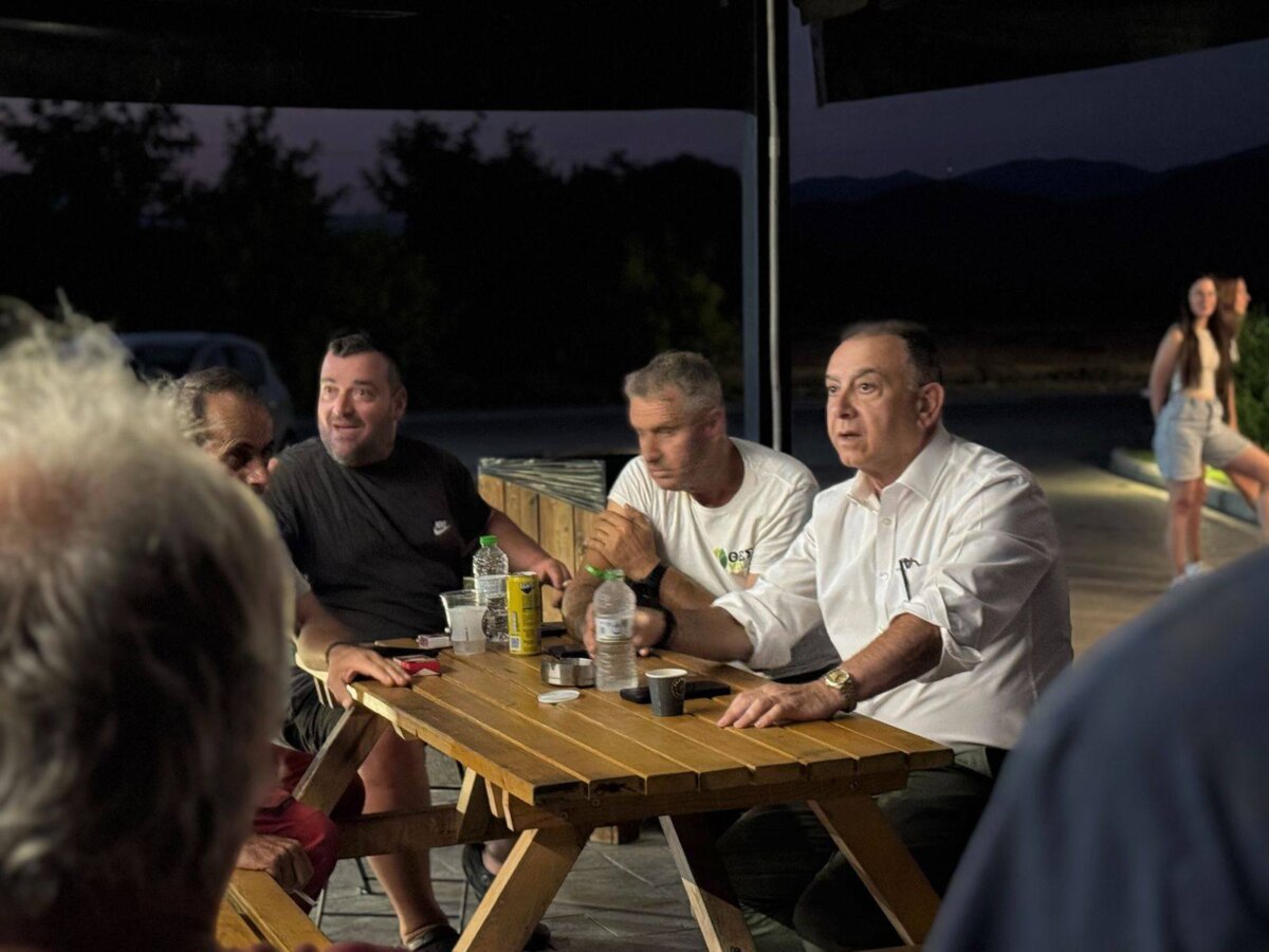 Στο Ελευθέριο με αγρότες και κτηνοτρόφους ο Χρήστος Κέλλας