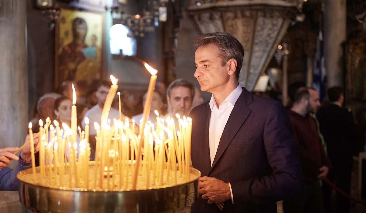 Στην Ιερά Μονή Αγίου Ιωάννη Προδρόμου Χανίων ο Πρωθυπουργός