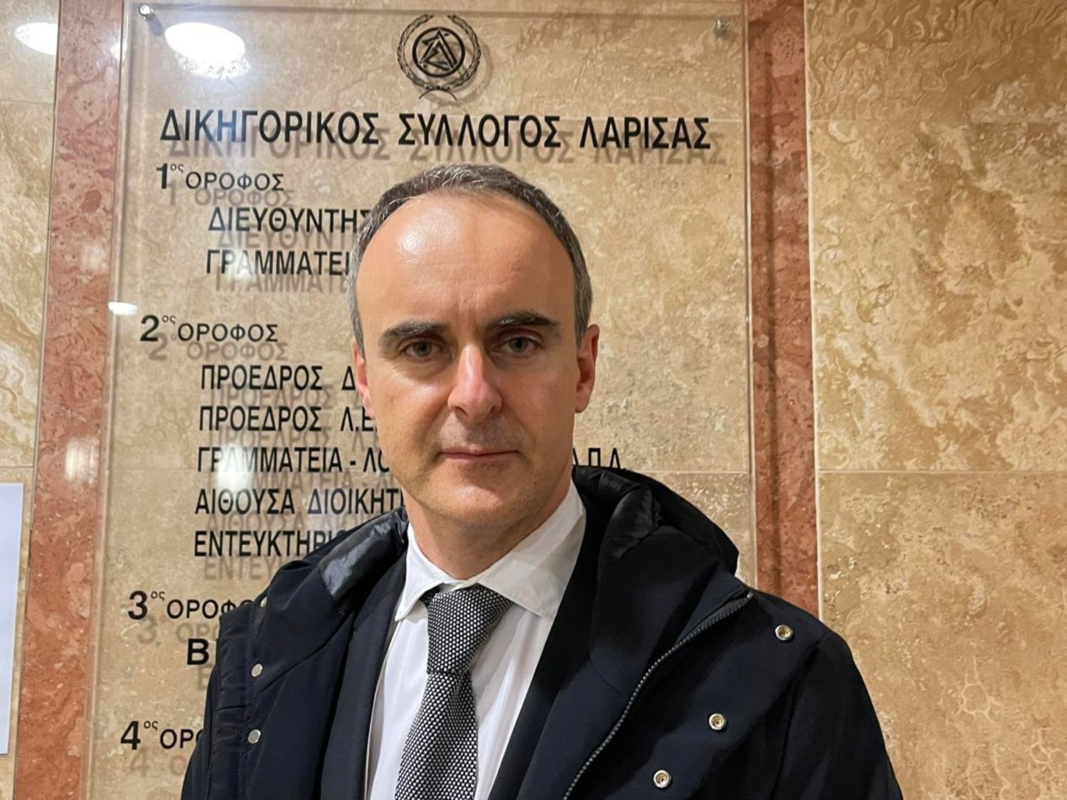 Εκ νέου υποψήφιος για την προεδρία του Δικηγορικού Συλλόγου Λάρισας ο Τρύφων Τσάτσαρος