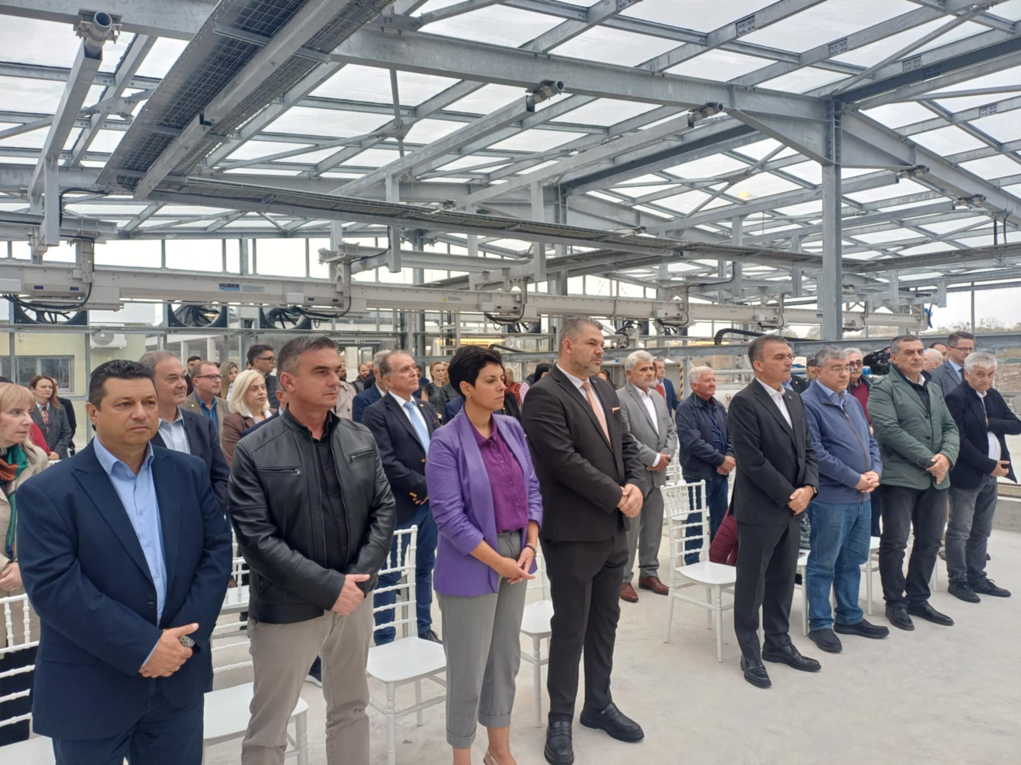 Λαμπρά εγκαίνια της υπερσύγχρονης Μονάδας Ηλιακής Ξήρανσης Ιλύος της ΔΕΥΑΛ παρουσία Γραφάκου (ΦΩΤΟ +video)