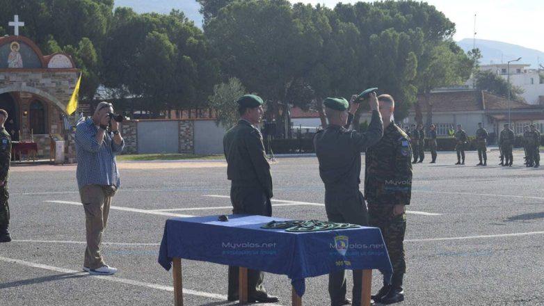 Βόλος: Απονεμήθηκε ο πράσινος μπερές σε 81 νέους πεζοναύτες της 32ης Ταξιαρχίας