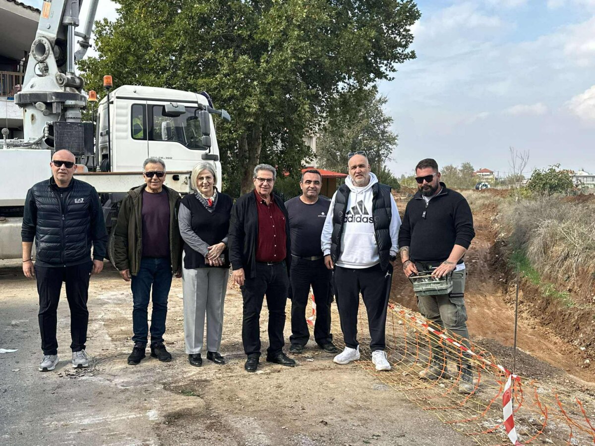 Σε εξέλιξη το μεγάλο αντιπλημμυρικό έργο στα Φάρσαλα – Αυτοψία του δημάρχου Μάκη Εσκίογλου (φωτ.)