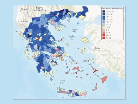Δημογραφική κατάρρευση: Στο «κόκκινο» 19 μικροί δήμοι, με μείωση πληθυσμού που ξεπερνά έως και το 30%!