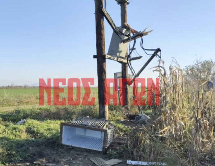 Καρδίτσα: Στη Φίλια χτύπησαν οι «κυνηγοί» χαλκού ρημάζοντας μετασχηματιστές (ΦΩΤΟ)