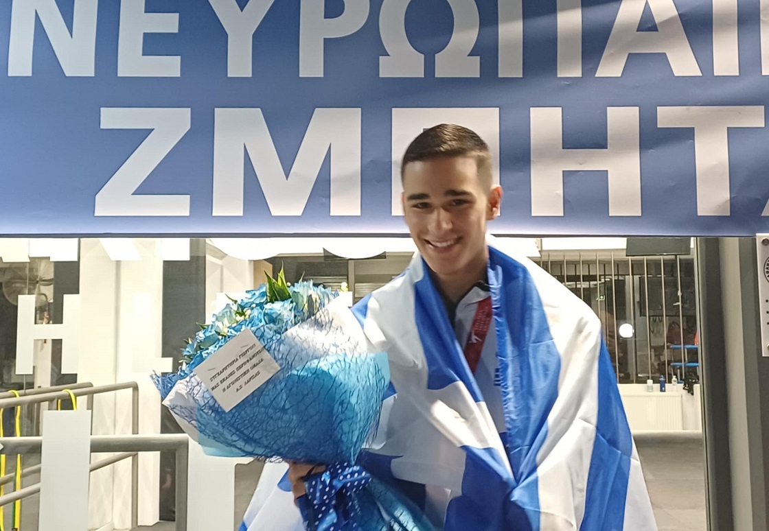 Θερμή υποδοχή στον Ευρωπαϊκό πρωταθλητή του Ταεκβοντό Γιώργο Ζμπήτα απόψε στη Λάρισα (ΦΩΤΟ+video)