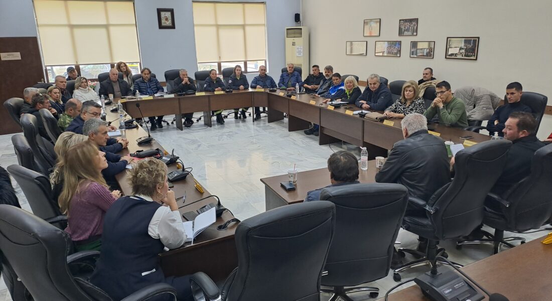 Δήμος Κιλελέρ: Συντονισμός υπηρεσιών και φορέων για έκτακτα καιρικά φαινόμενα