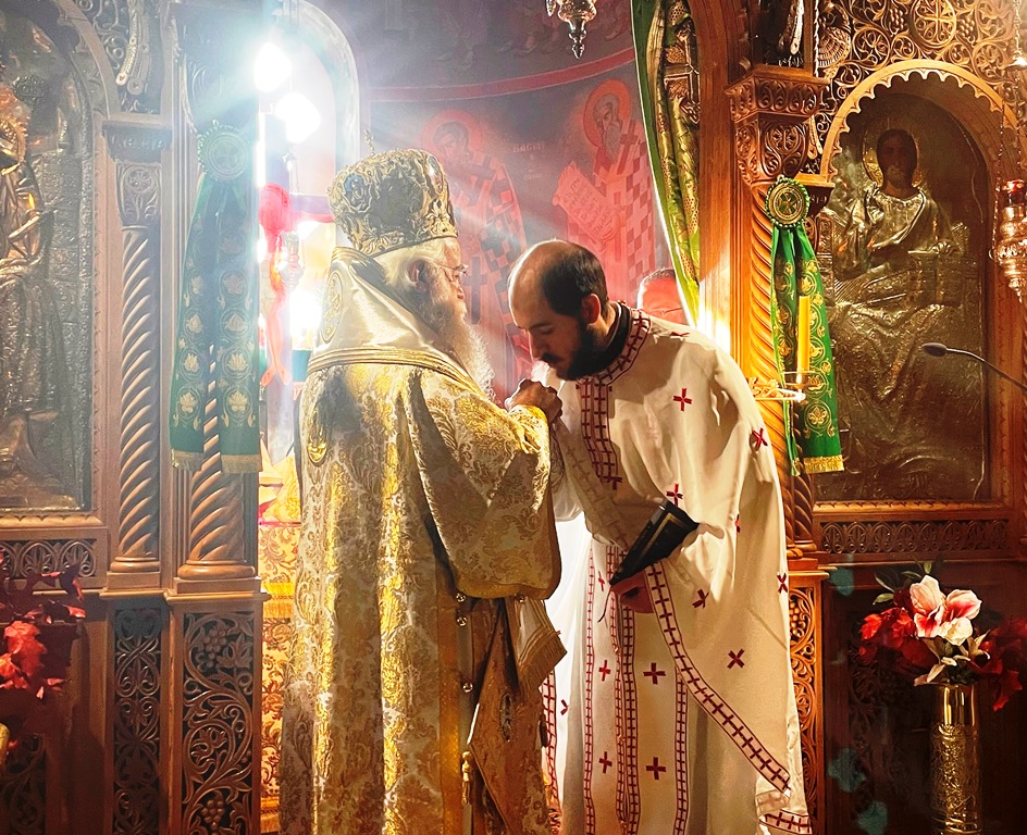 Χειροτονία νέου Πρεσβυτέρου από τον Μητροπολίτη Δημητριάδος κ. Ιγνάτιο στη Μονή Χρυσοπηγής