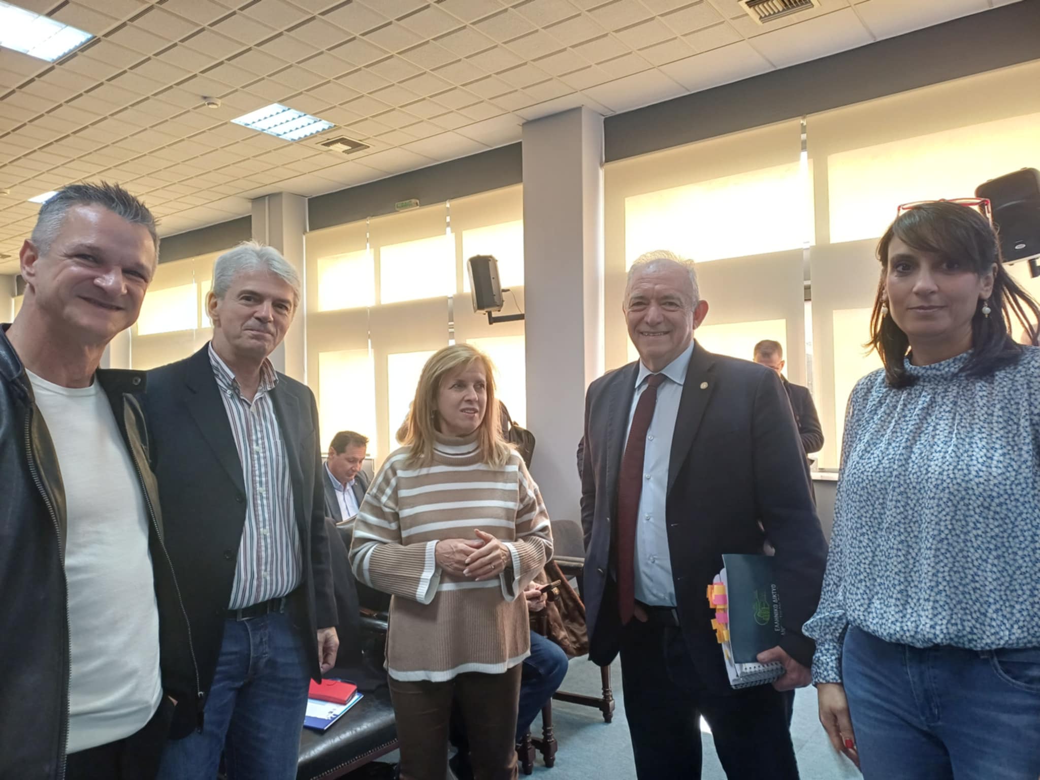 Εκδήλωση στη Λάρισα  παρουσία Λέκκα  για την αντιμετώπιση κλιματικών κινδύνων (ΦΩΤΟ)