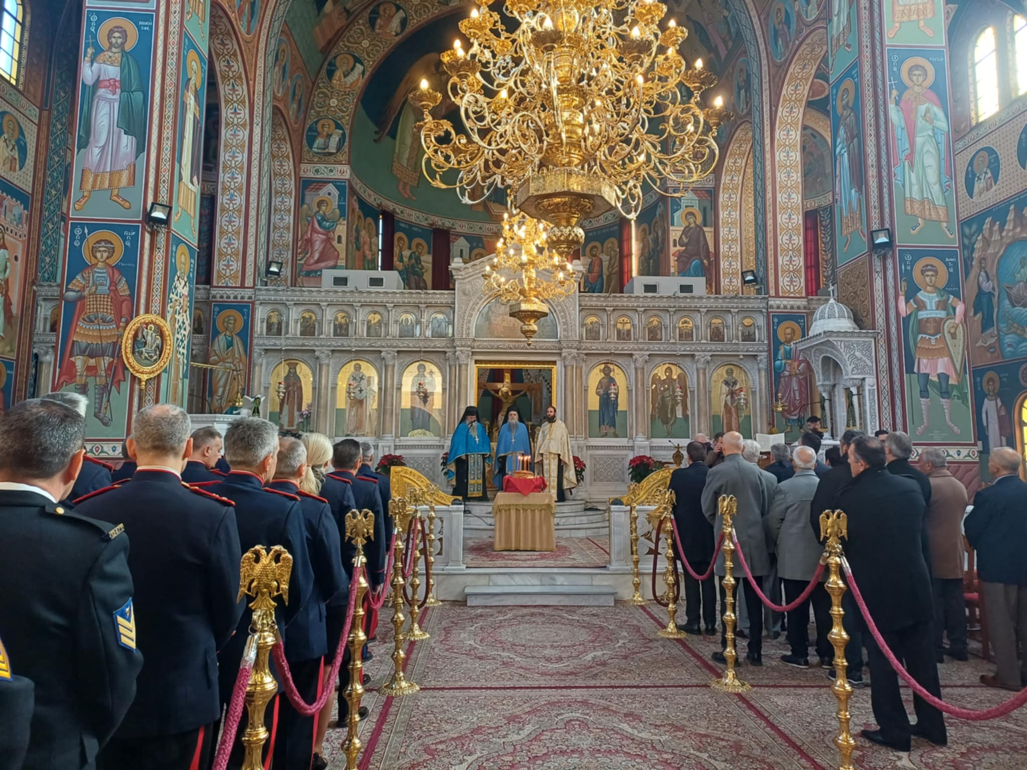 Ο εορτασμός των προστατών  της Πυοσβεστικής «Αγίων Τριών εν Καμίνω Παίδων» στη Λάρισα(ΦΩΤΟ+video)