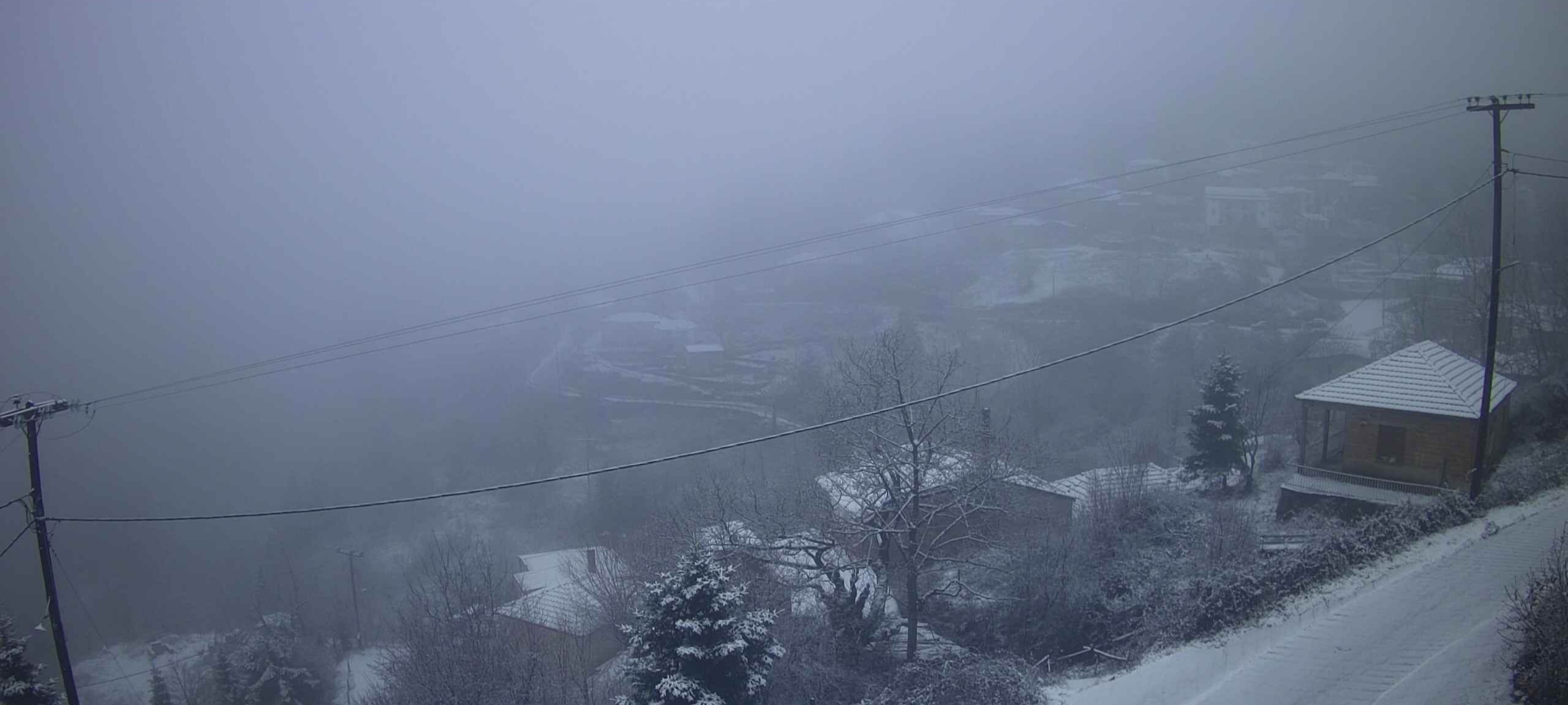 Χιονοπτώσεις στα ορεινά του Ν.Καρδίτσας