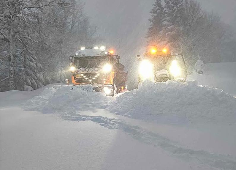Στα 70-80 εκατοστά το χιόνι στην Ανατολική Αργιθέα (ΦΩΤΟ)