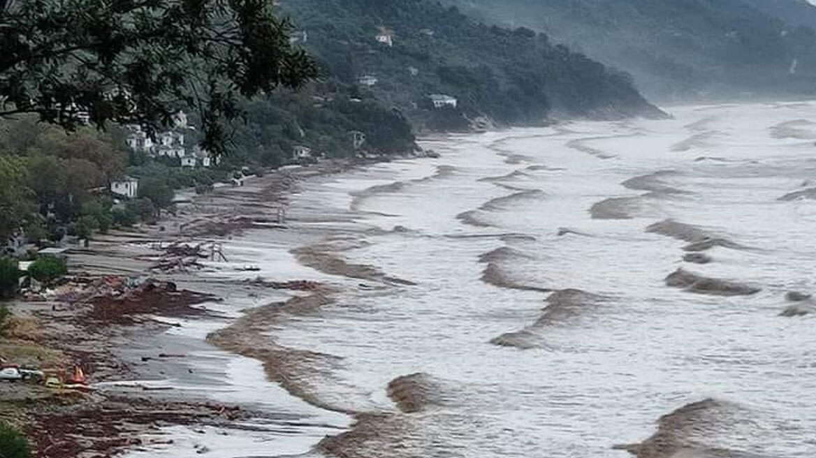 «Πνίγηκε» η Ζαγορά από την κακοκαιρία με πάνω από 99 χιλιοστά βροχής