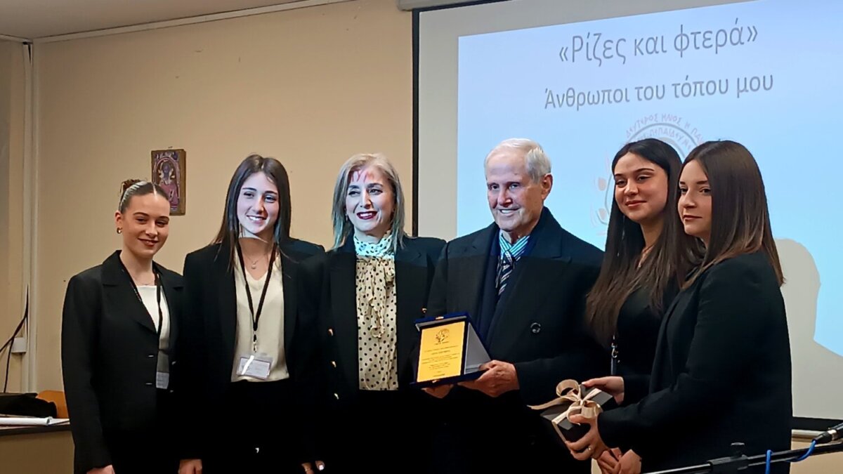 «Ρίζες που έγιναν Φτερά»: Εκδήλωση του Γυμνασίου Συκουρίου με κεντρικό προσκεκλημένο τον Ελευθέριο Σαΐτη (φωτ.)