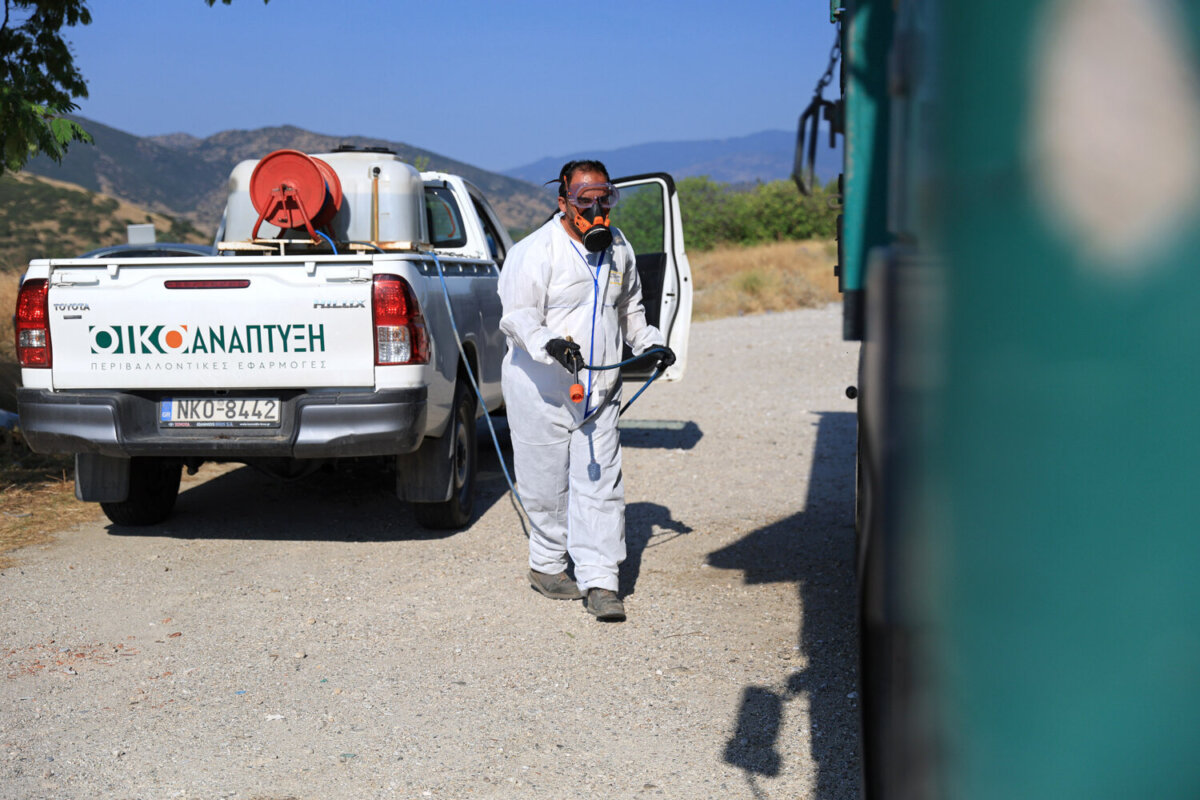 Επαναλειτουργία απολυμαντικών σταθμών στην Περιφέρεια Θεσσαλίας για την αποτροπή διασποράς της ευλογιάς