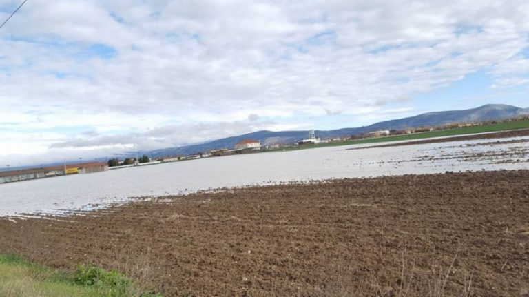 Πλημμύρισαν καλλιέργειες στο Στεφανοβίκειο Μαγνησίας