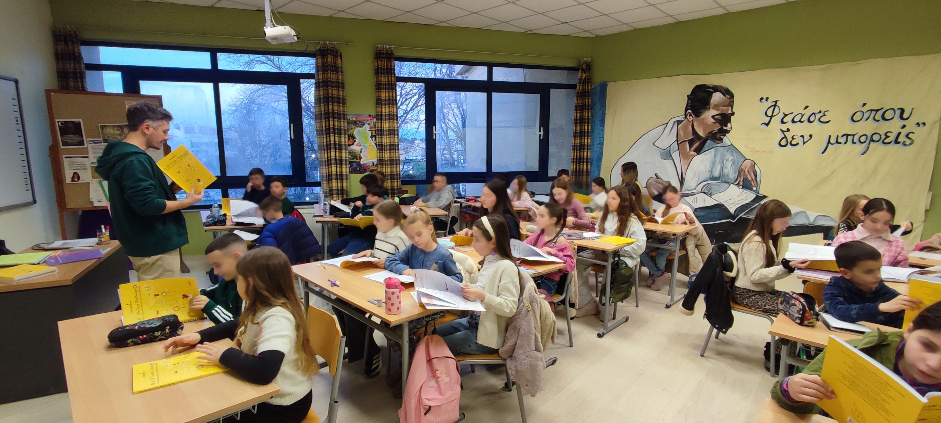 Με μεγάλη επιτυχία πραγματοποιήθηκε στη Σχολή Καραβάνα το δεύτερο εργαστήρι προετοιμασίας για τον διαγωνισμό Χαρισμάθεια