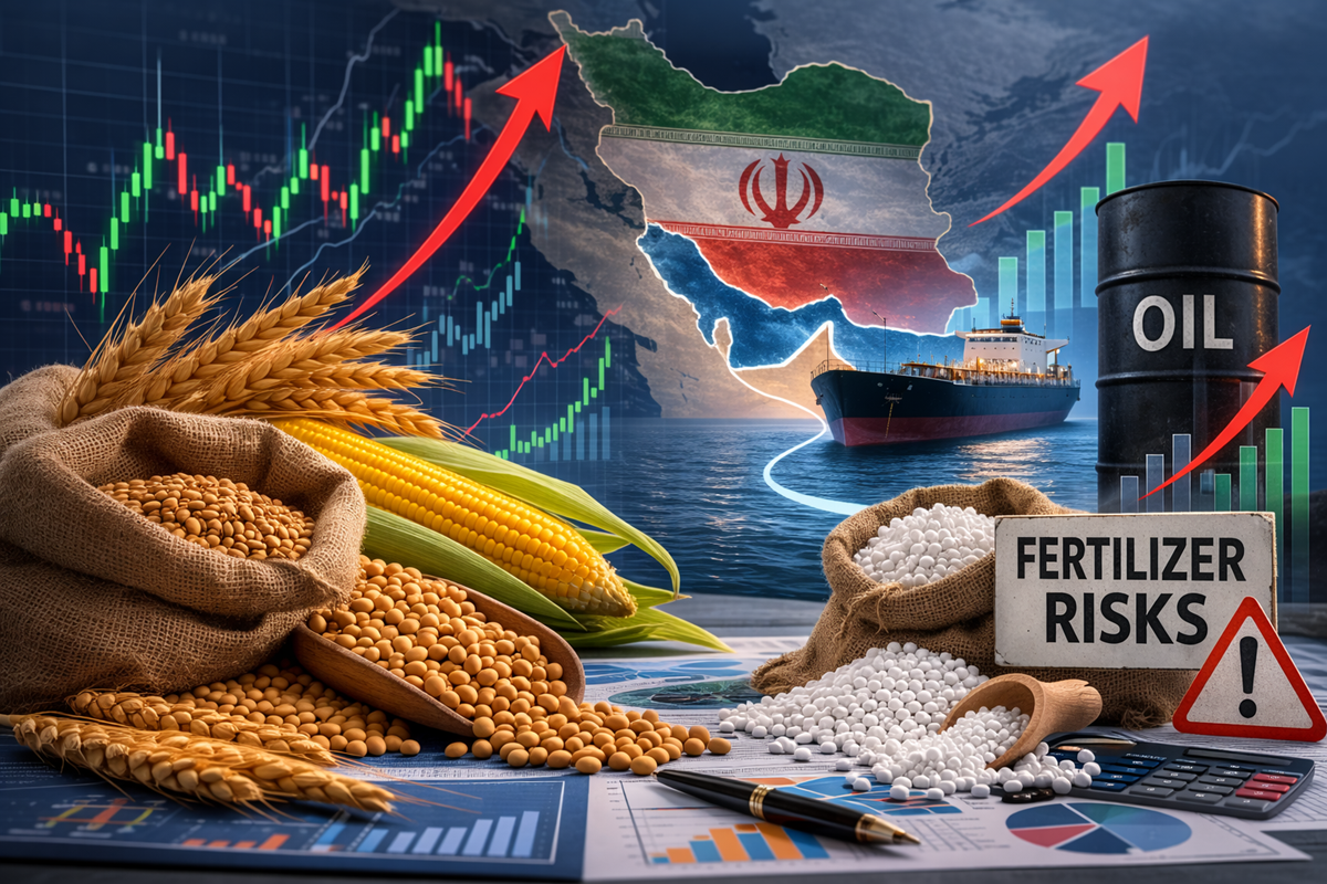 Ανησυχία στις αγορές μετά τη σύρραξη στη Μ. Ανατολή: Άνοδος στις τιμές σιτηρών, κίνδυνοι για λιπάσματα