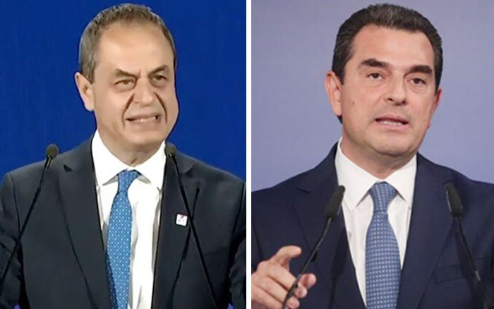 Στη Λάρισα κλιμάκιο της ΝΔ με επικεφαλής τον γραμματέα του κόμματος Κ. Σκρέκα και το γραμ. Οργανωτικού Στ. Κονταδάκη