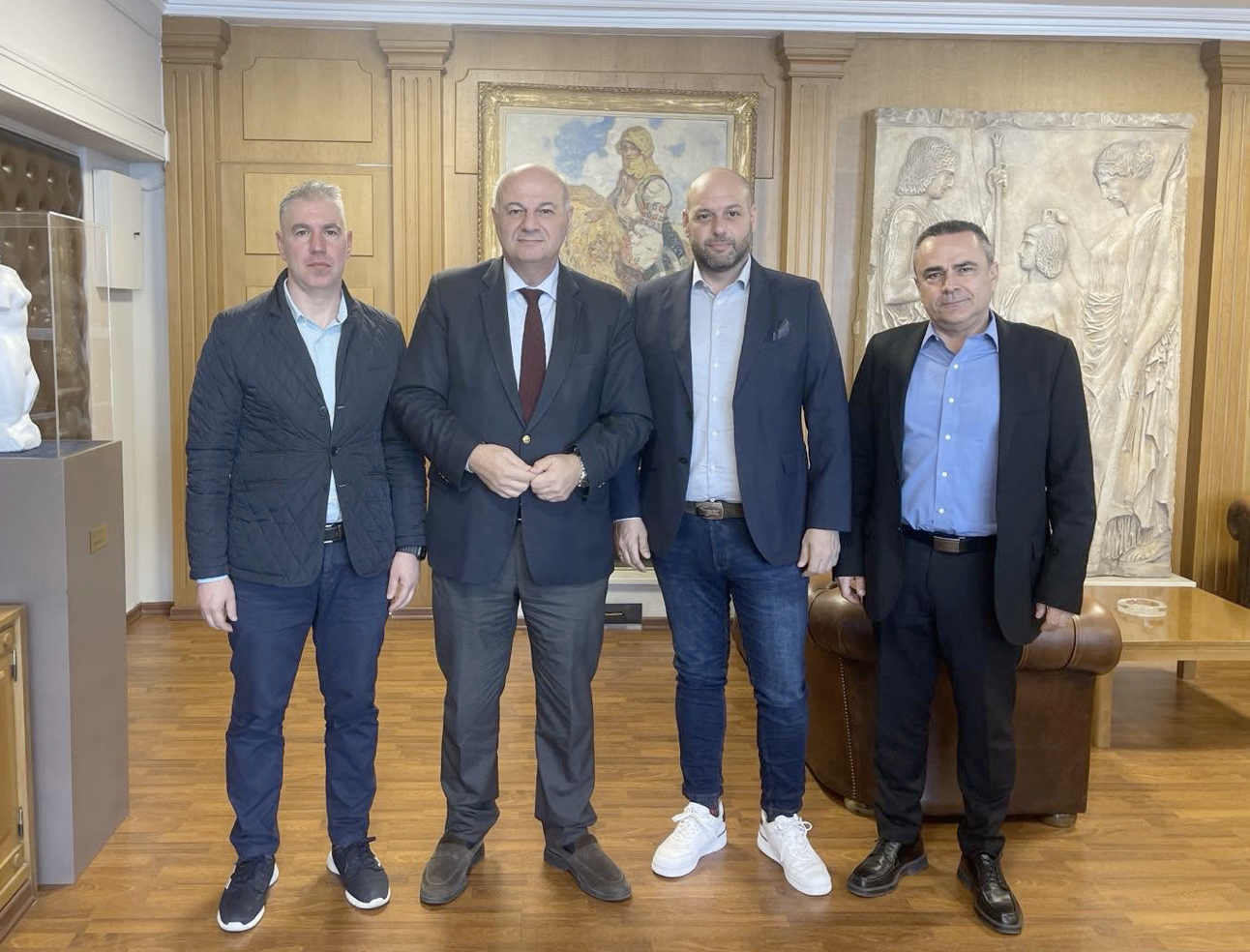 Συνάντηση εργασίας της Διοίκησης του Επιμελητήριου Καρδίτσας  με τον ΥπΑΑΤ