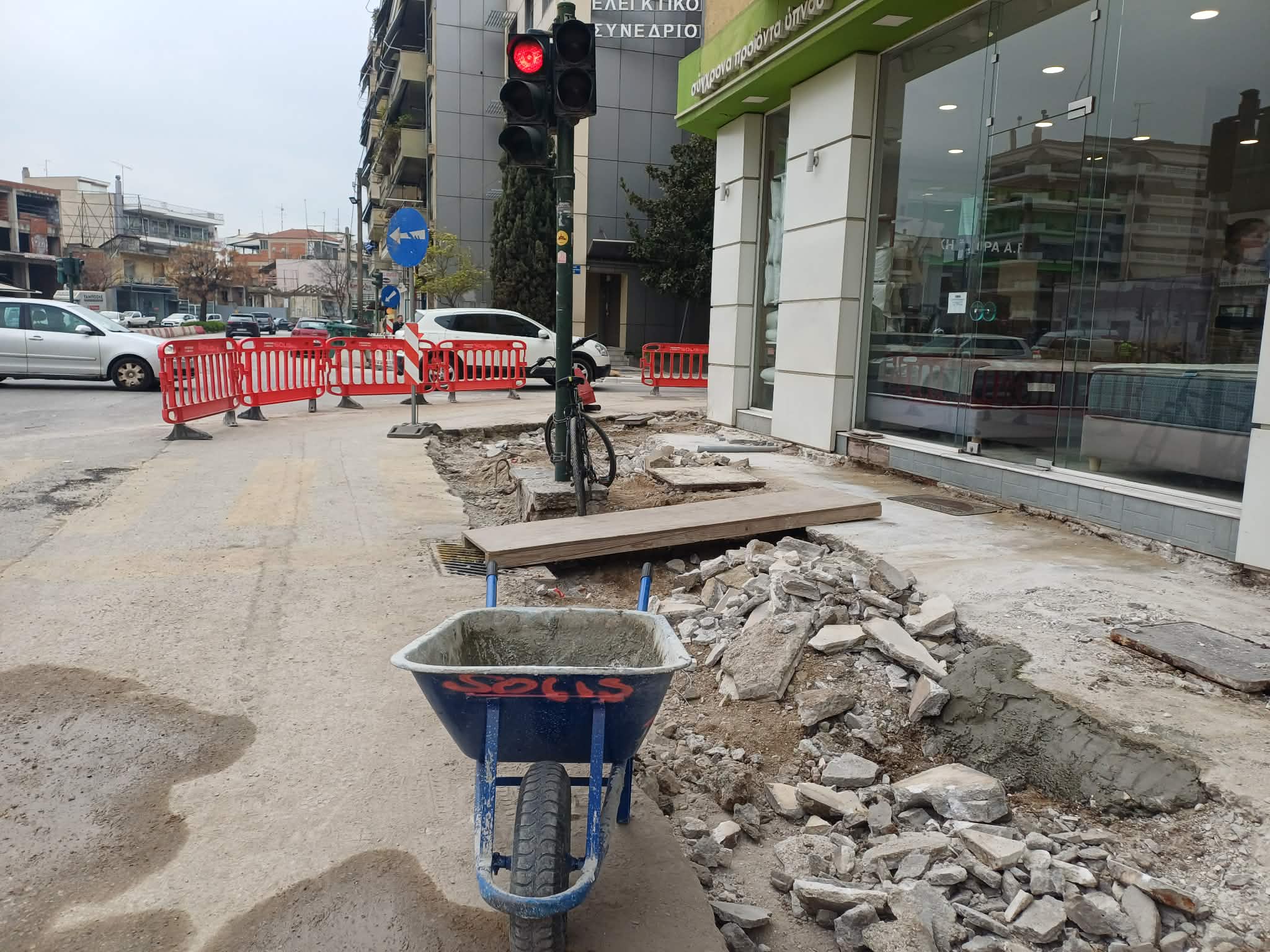 Πραγματικό εργοτάξιο η πόλη της Λάρισας - Σε εξέλιξη εκτεταμένες εργασίες (ΦΩΤΟ)