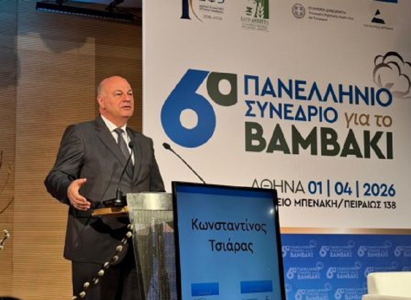 Τσιάρας: Το μέλλον του ελληνικού βάμβακος είναι ευοίωνο – Στρατηγική επιλογή η στήριξή του