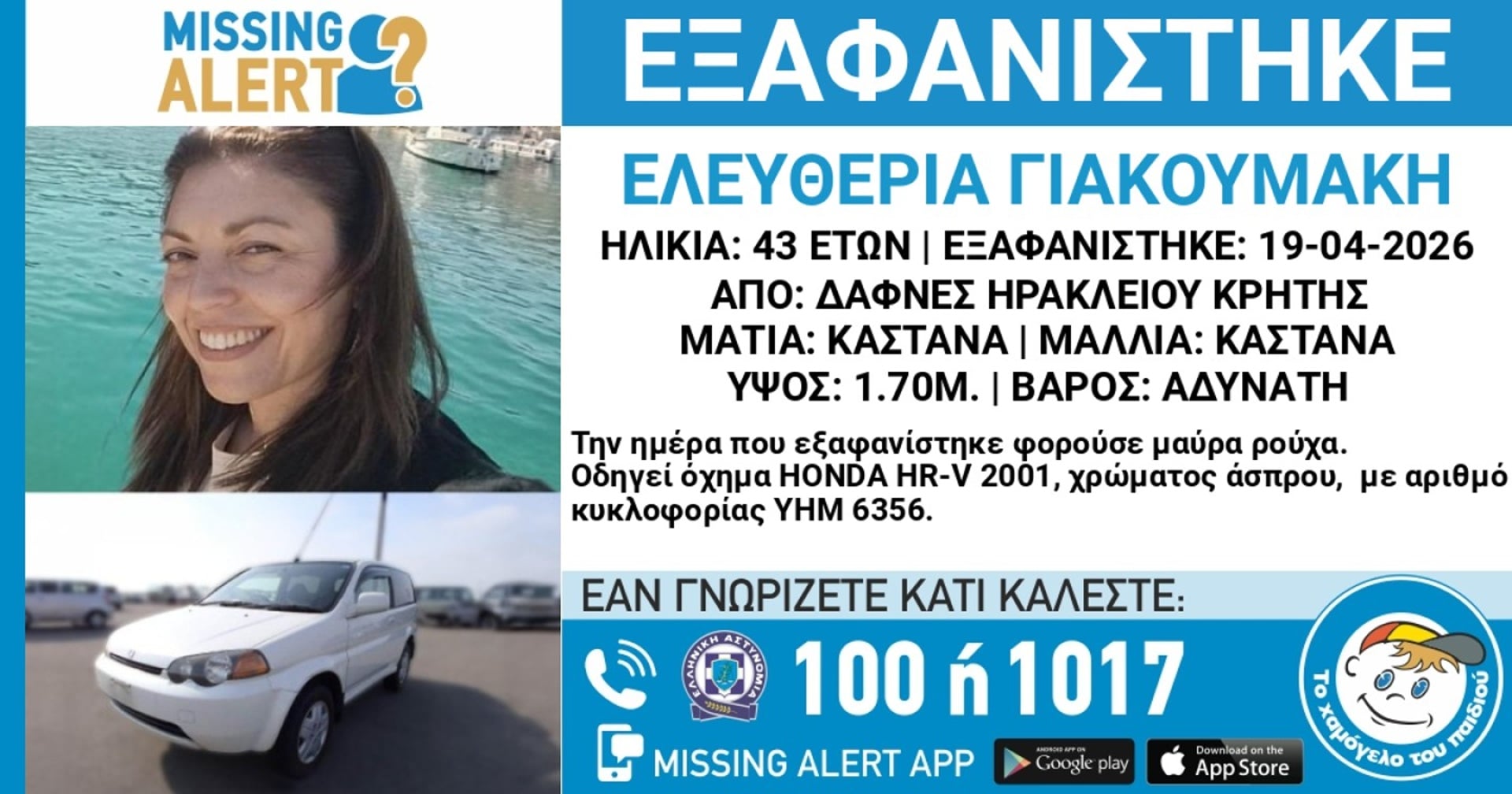Ανατροπή-σοκ στην Κρήτη: Νεκρός ο πρώην σύντροφος της αγνοούμενης 43χρονης