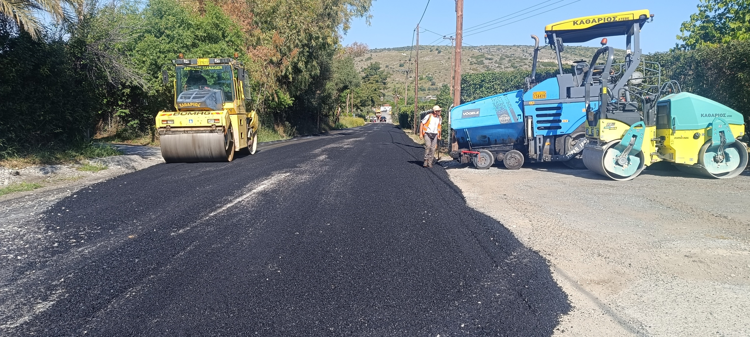 Επίβλεψη Μπέου στις εργασίες αποκατάστασης του δρόμου Αθηνών- πλαζ Αλυκών ώστε να είναι έτοιμος ως την Πρωτομαγιά (ΦΩΤΟ+video