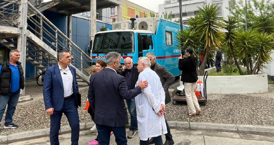 Επίσκεψη Κουρέτα στο νοσοκομείο Βόλου: 2 εκατ. ευρώ από την περιφέρεια για εξοπλισμό (video)
