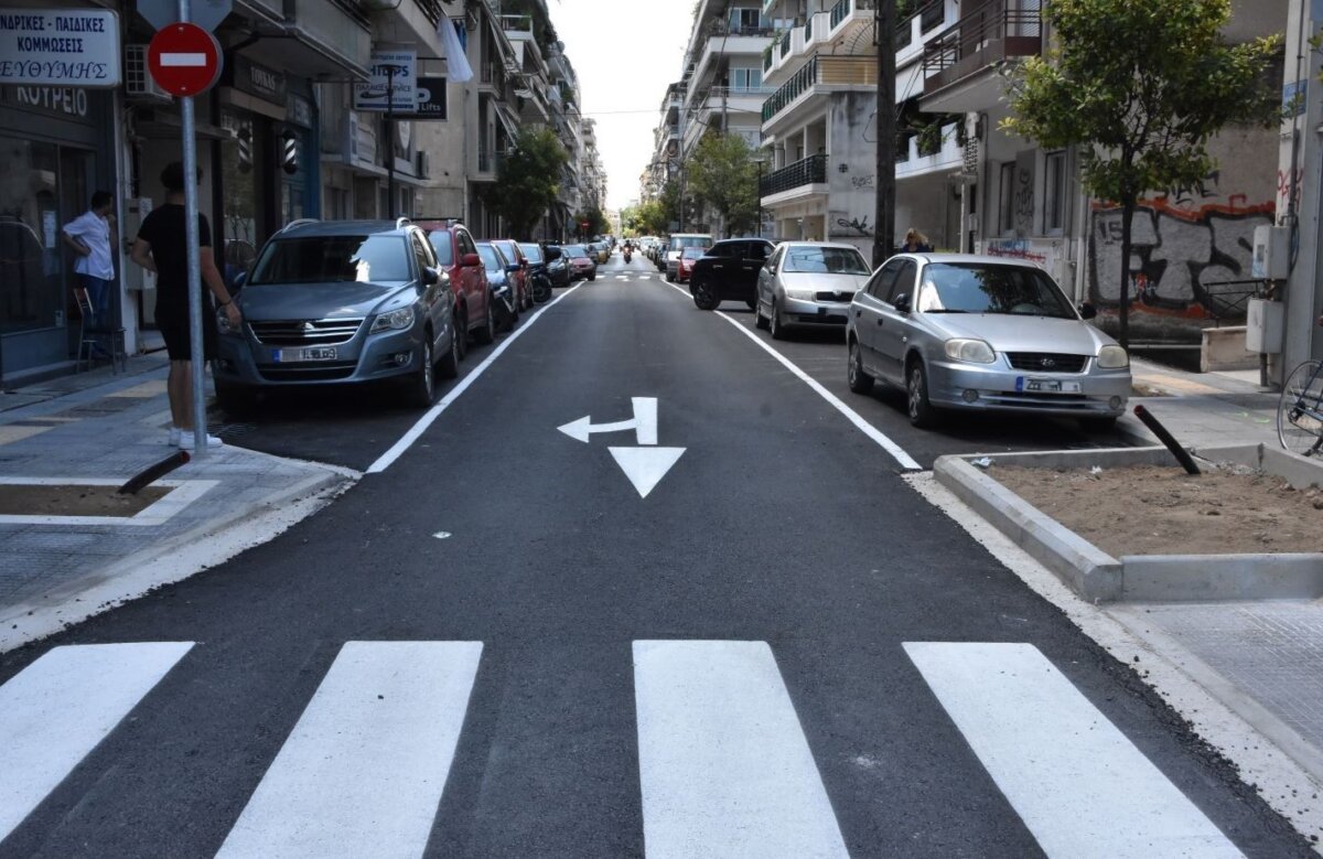 Δήμος Λαρισαίων: Πλήρης στην κυκλοφορία η οδός Ταγμ. Βελισσαρίου (ΦΩΤΟ)