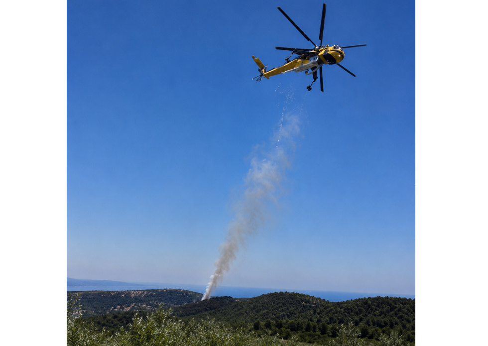 Σκόπελος: Οριοθετήθηκε η φωτιά στη θέση «Τριμπίλα» – Παραμένουν ισχυρές δυνάμεις της Πυροσβεστικής