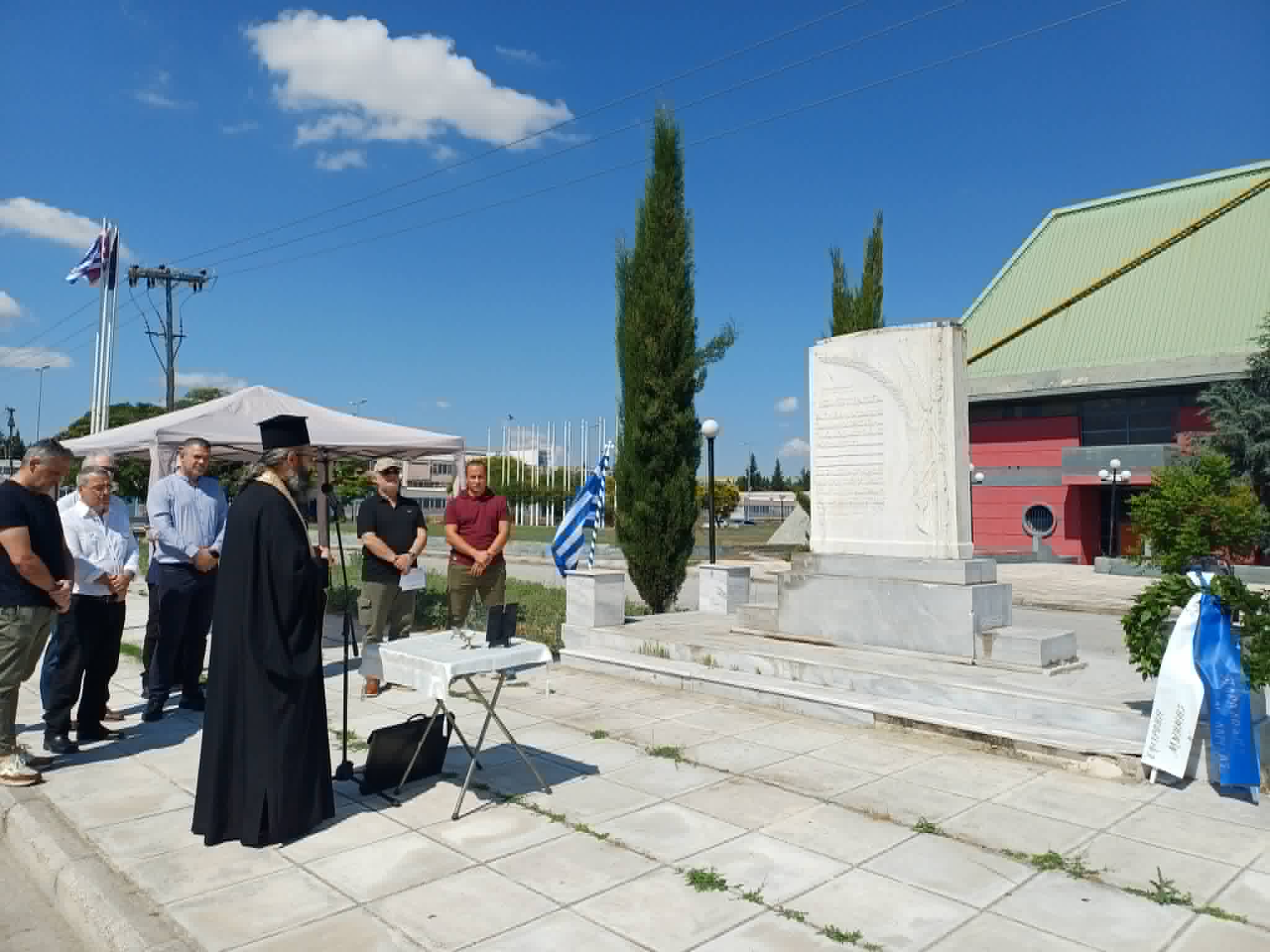Τιμήθηκε η «Μάχη της Σημαίας» του 1917 στη Λάρισα, στο μνημείο στην οδό Καρδίτσης (ΦΩΤΟ+video)