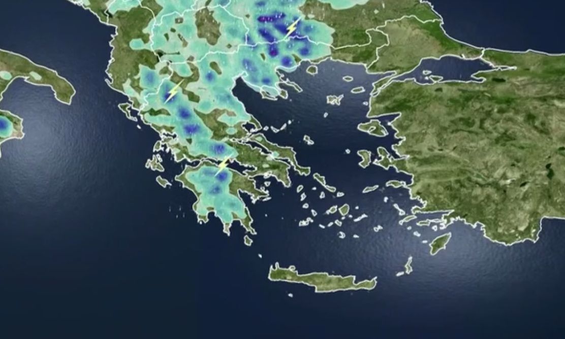 Καιρός: Καταιγίδες, κεραυνοί και χαλάζι - Ξεκινάει 48ώρο αστάθειας
