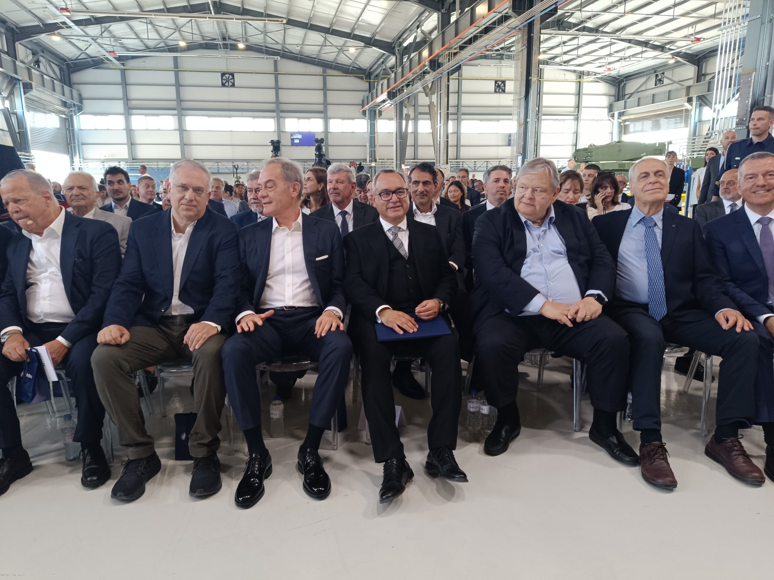 Αμυντικός κόμβος ο Βόλος – Στη νέα μονάδα M Tecnologogies Νίκος Δένδιας, Τάκης Θεοδωρικάκος, Ευάγγελος Βενιζέλος