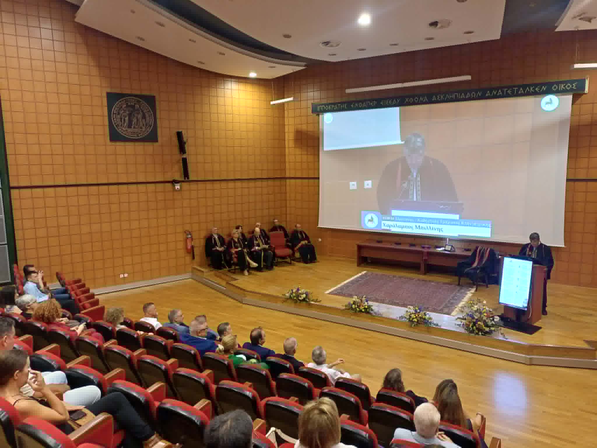 Επίτιμος διδάκτορας Ιατρικής του Πανεπιστημίου Θεσσαλίας ο Αχιλλέας Γραβάνης (ΦΩΤΟ)