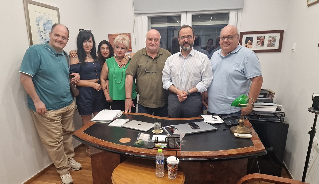 Συνάντηση του Κων. Μαραβέγια με τη ΔΑΚΕ Εργαζομένων του Νοσοκομείου Βόλου