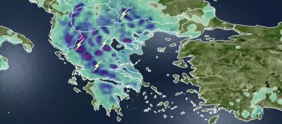 Καιρός: Ξεκινάει τριήμερο αστάθειας με καταιγίδες και χαλάζι