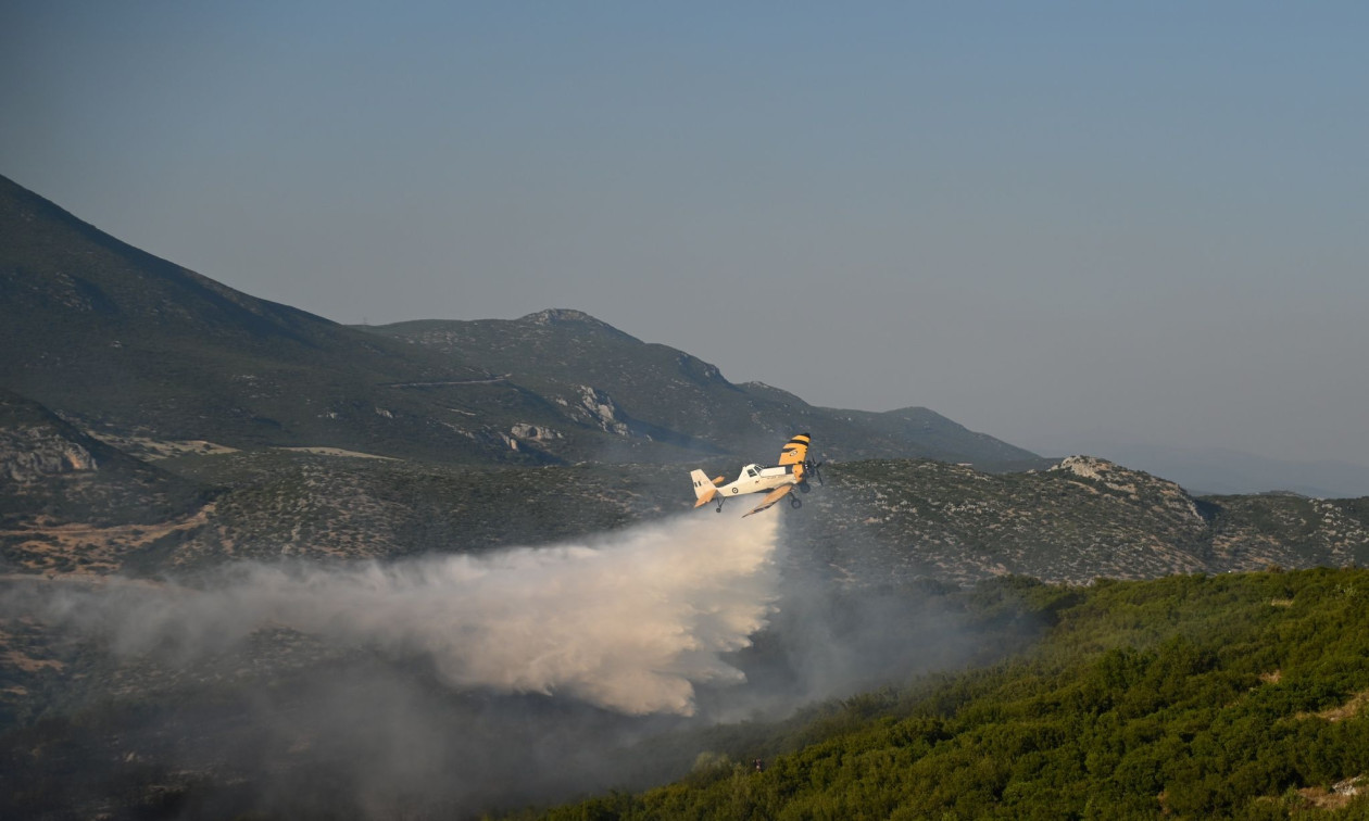 Υπό έλεγχο η φωτιά στα Κανάλια Μουζακίου στην Καρδίτσα