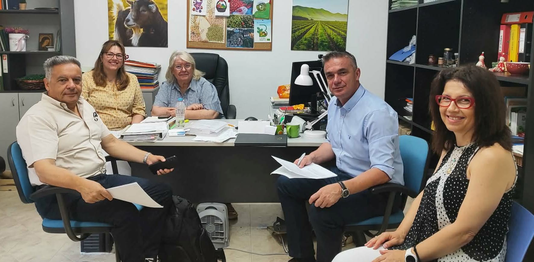 Συναντήσεις για προβλήματα κτηνοτρόφων, αγροτών στο ΥΠΑΑΤ Δημ. Τσέτσιλα και γεωτεχνικών (ΦΩΤΟ+video)