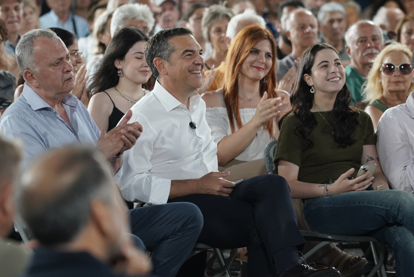 Απ. Καλογιάννης και Ζωή Ακριβούλη μέλη της Πολιτικής Επιτροπής της ΕΛΑΣ